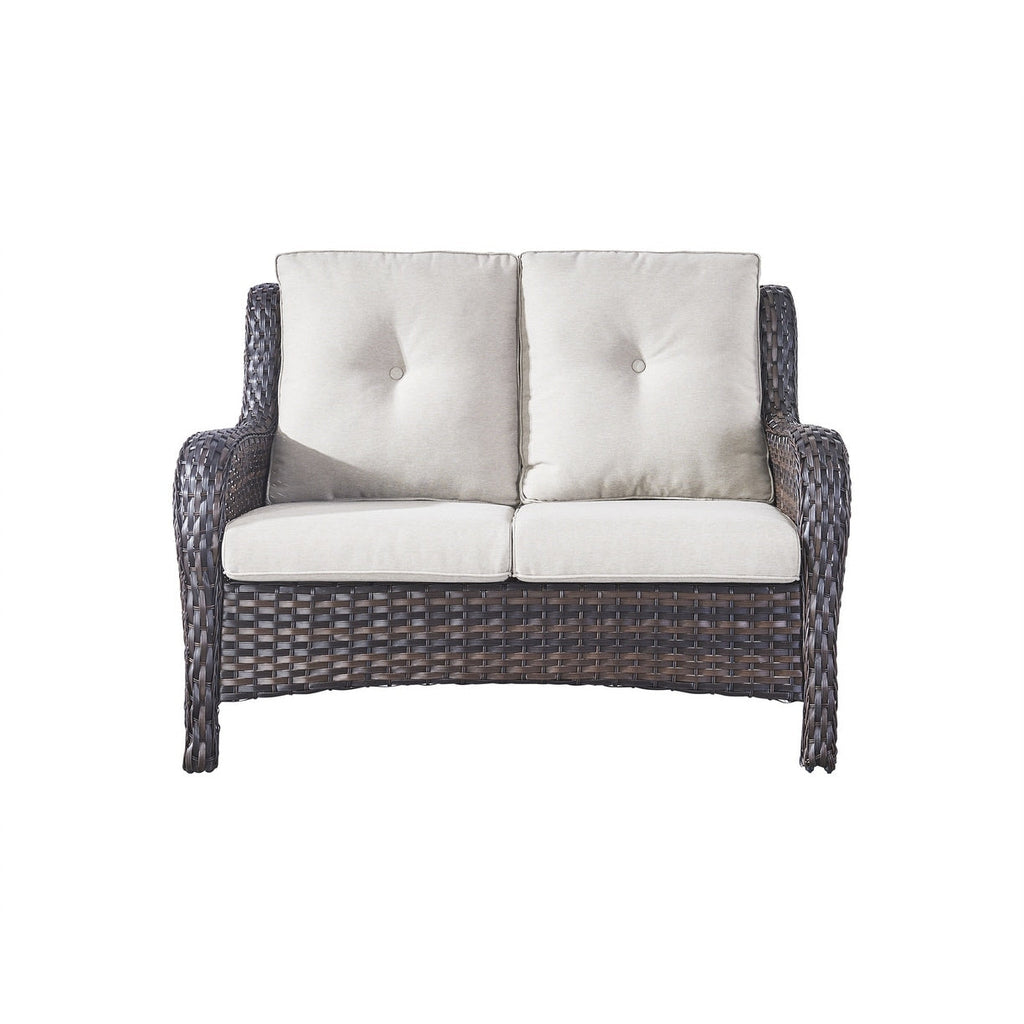 Gymojoy Outdoor Loveseat Wicker Sofa Set Rattan Sofa