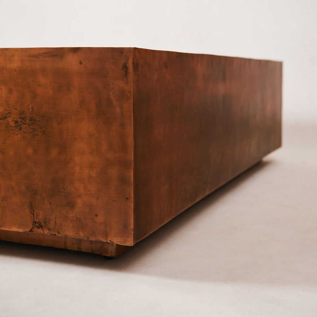 Antique Copper Coffee Table