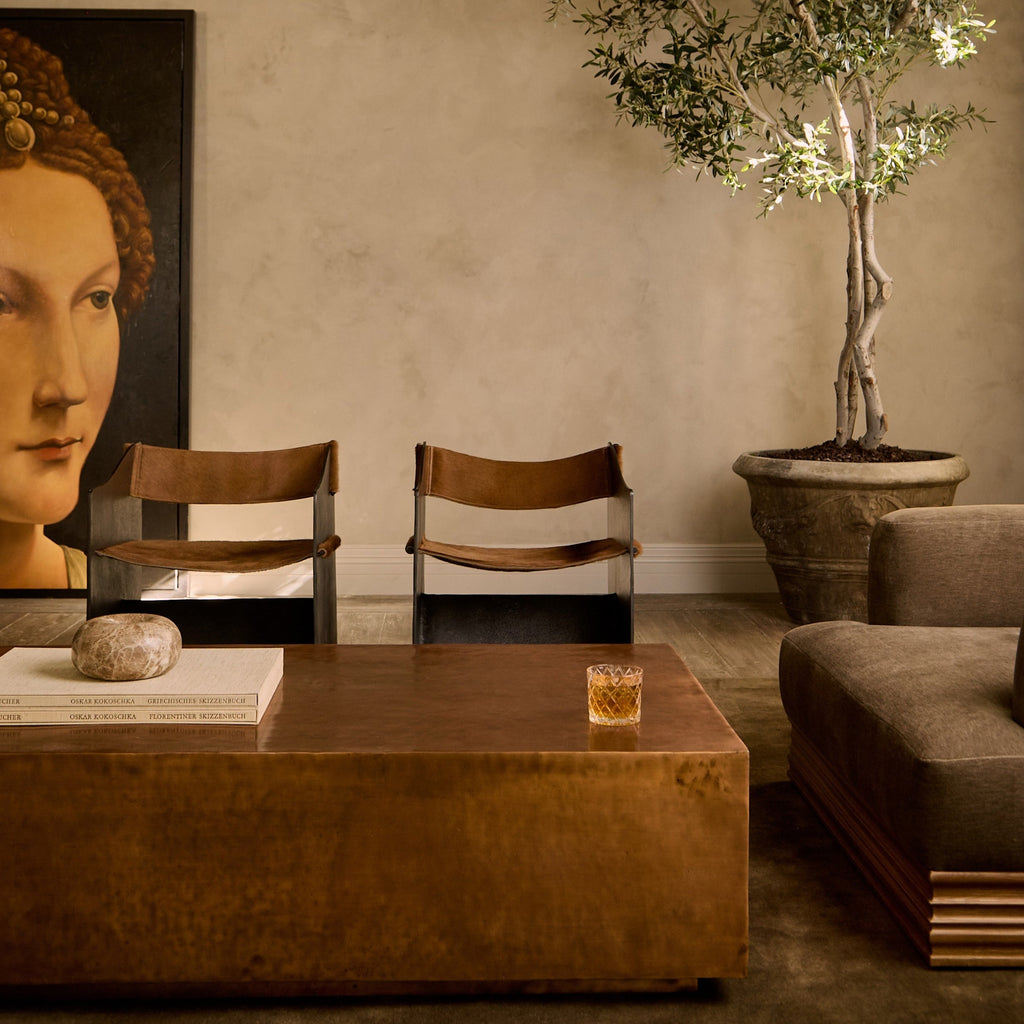 Antique Copper Coffee Table