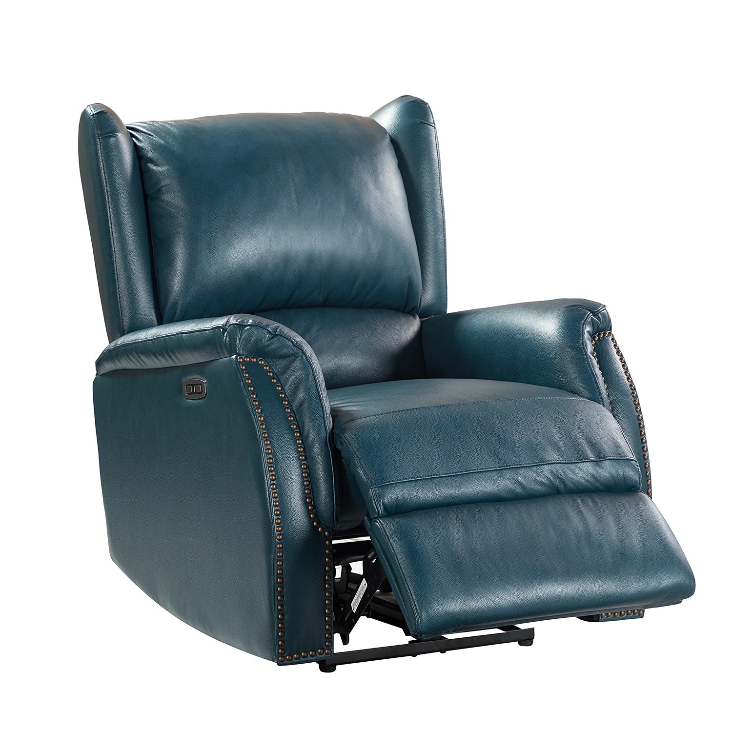 Eduardo Genuine Leather Power Recliner with USB Port Set of 2