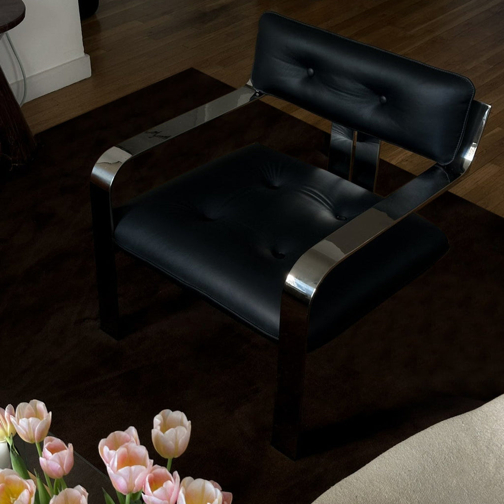 Chair #1 - Black Leather