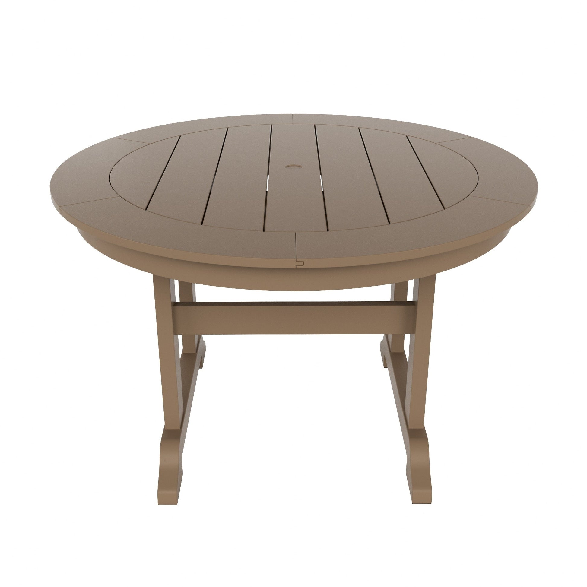 Polytrends Laguna Hdpe All Weather Outdoor Patio Dining Set with Round Table, Armchairs (5-Piece Set)