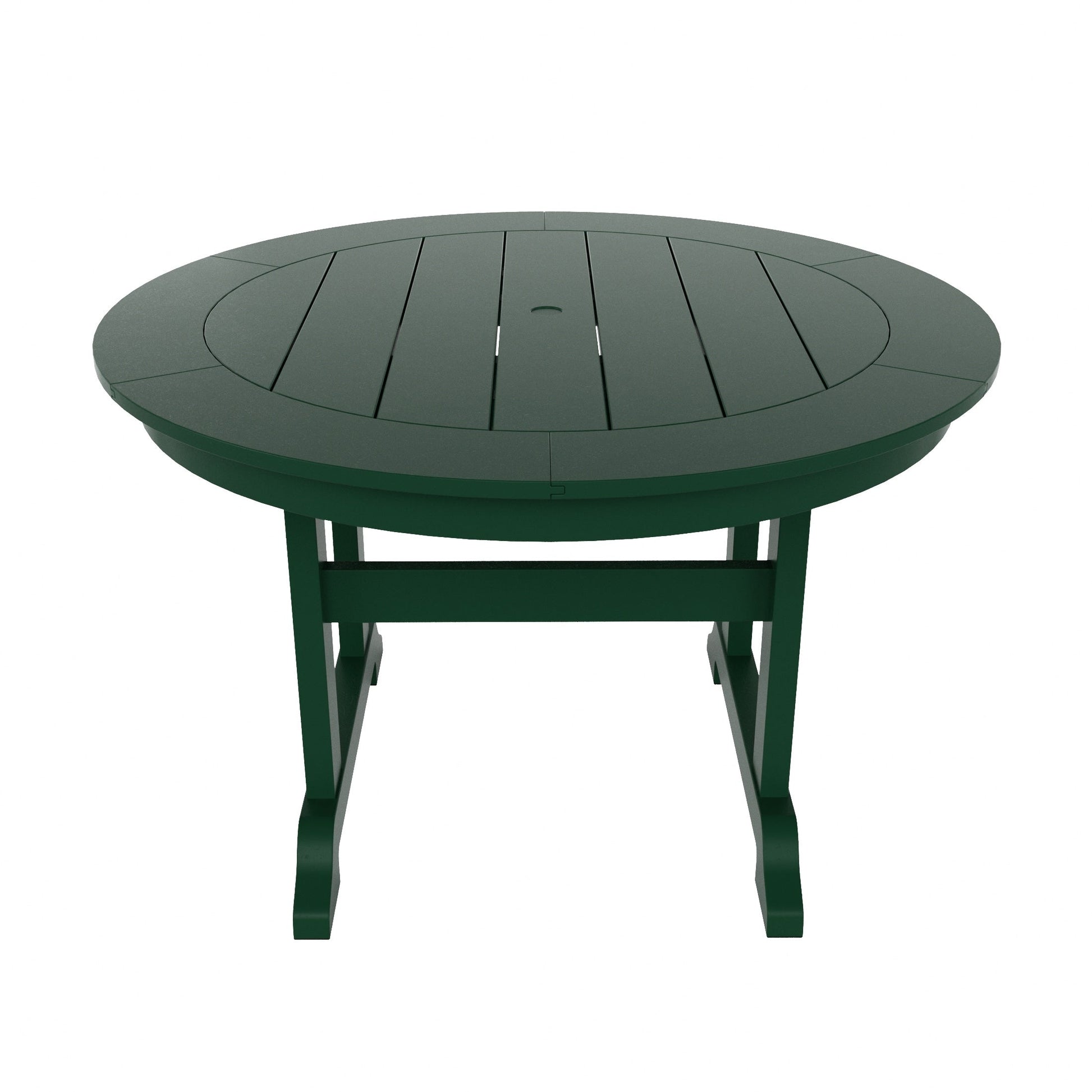 Polytrends Laguna Hdpe All Weather Outdoor Patio Dining Set with Round Table, Armchairs (5-Piece Set)