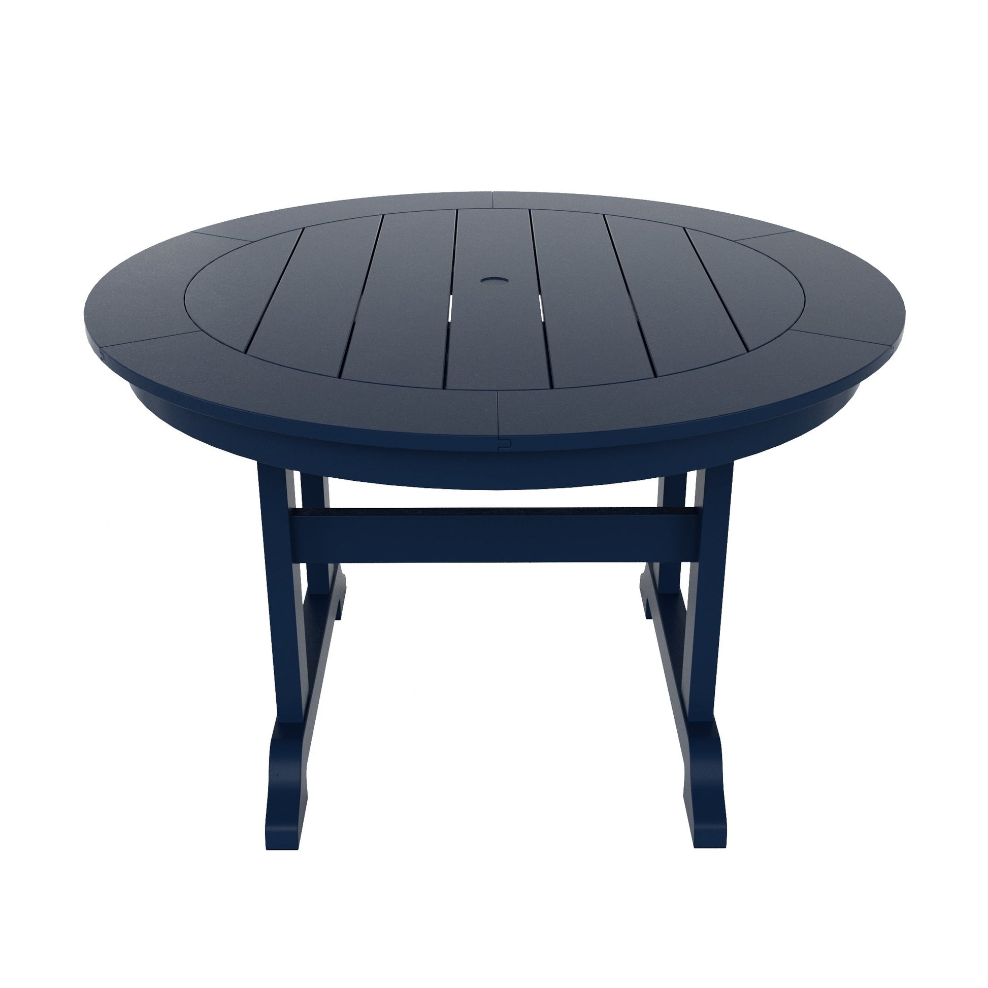 Polytrends Laguna Hdpe All Weather Outdoor Patio Dining Set with Round Table, Armchairs (5-Piece Set)