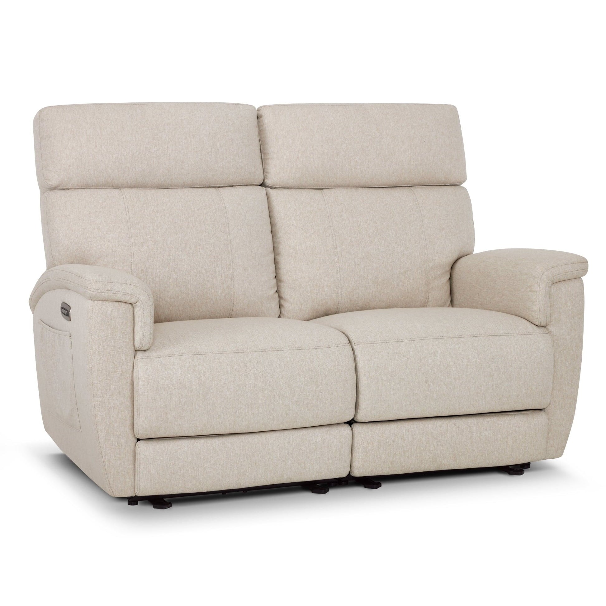 MCombo 60.2 Power Loveseat Recliner Sofa with Massage and Dual Heating, Adjustable Headrest, USB & Type C Port, Fabric