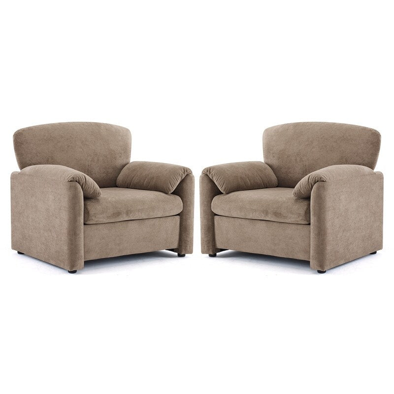 Modern Elephant Ears Armchair Accent Sofa Comfortable Seating for Living Room & Bedroom