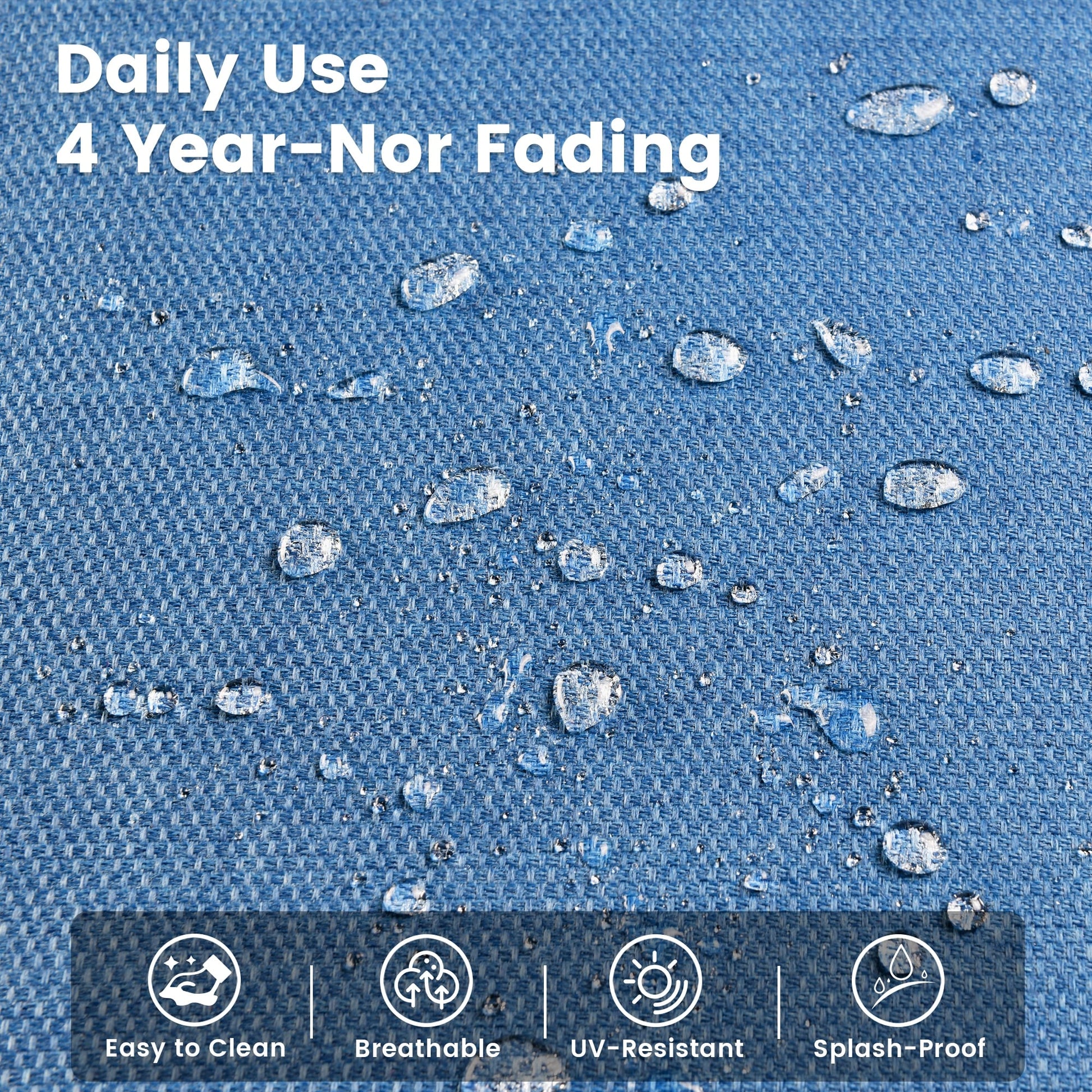 OVIOS 9 Pieces Outdoor Wicker Swivel Chair Set With Fire Table