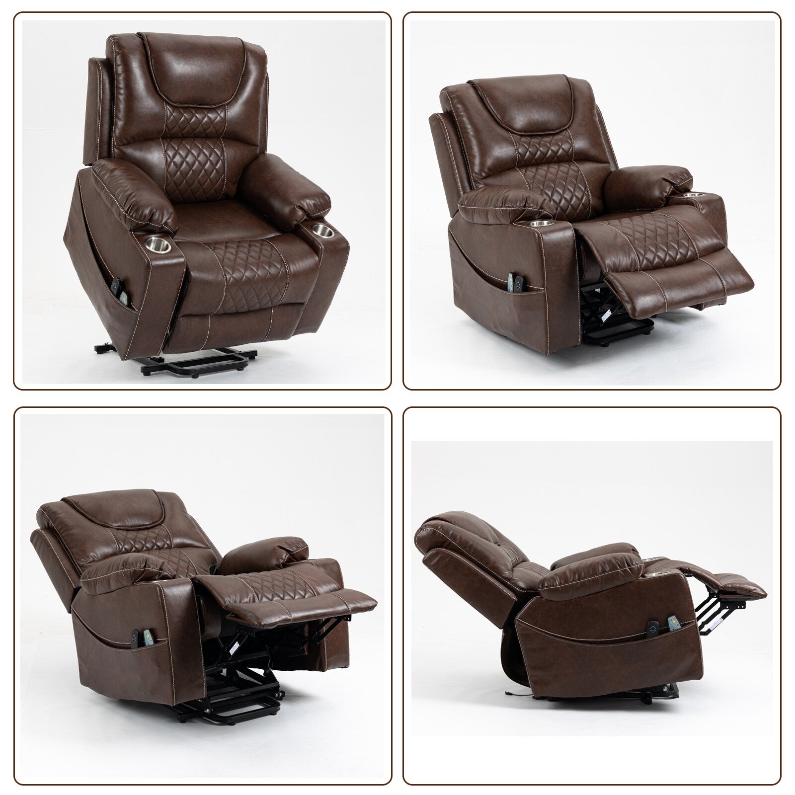 Oversized Electric Recliner Chair Elderly Power Lift Chair, 400 lbs.
