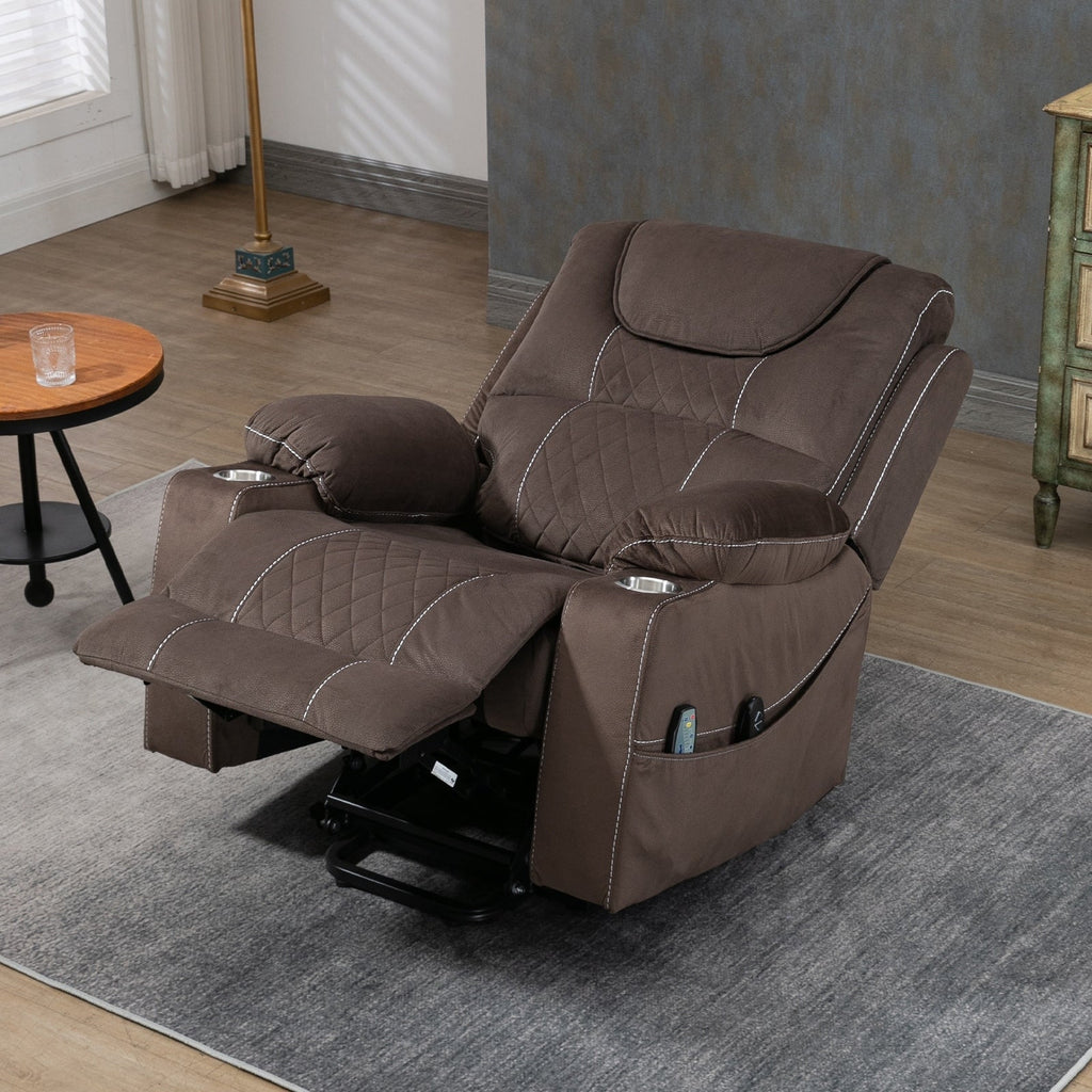 Oversized Electric Recliner Chair Elderly Power Lift Chair, 400 lbs.