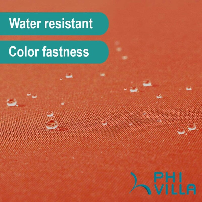 MAISON ARTS 6-Piece Patio Dining Set with 10ft 3 Tier Auto-tilt Umbrella: 4 Metal Outdoor Chairs 1 Metal Square Dining Table