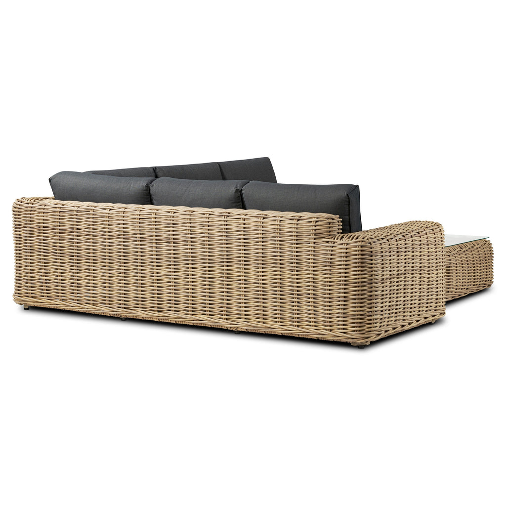 Poly & Bark Puglia Outdoor/Patio Corner Sectional Set with Coffee Table