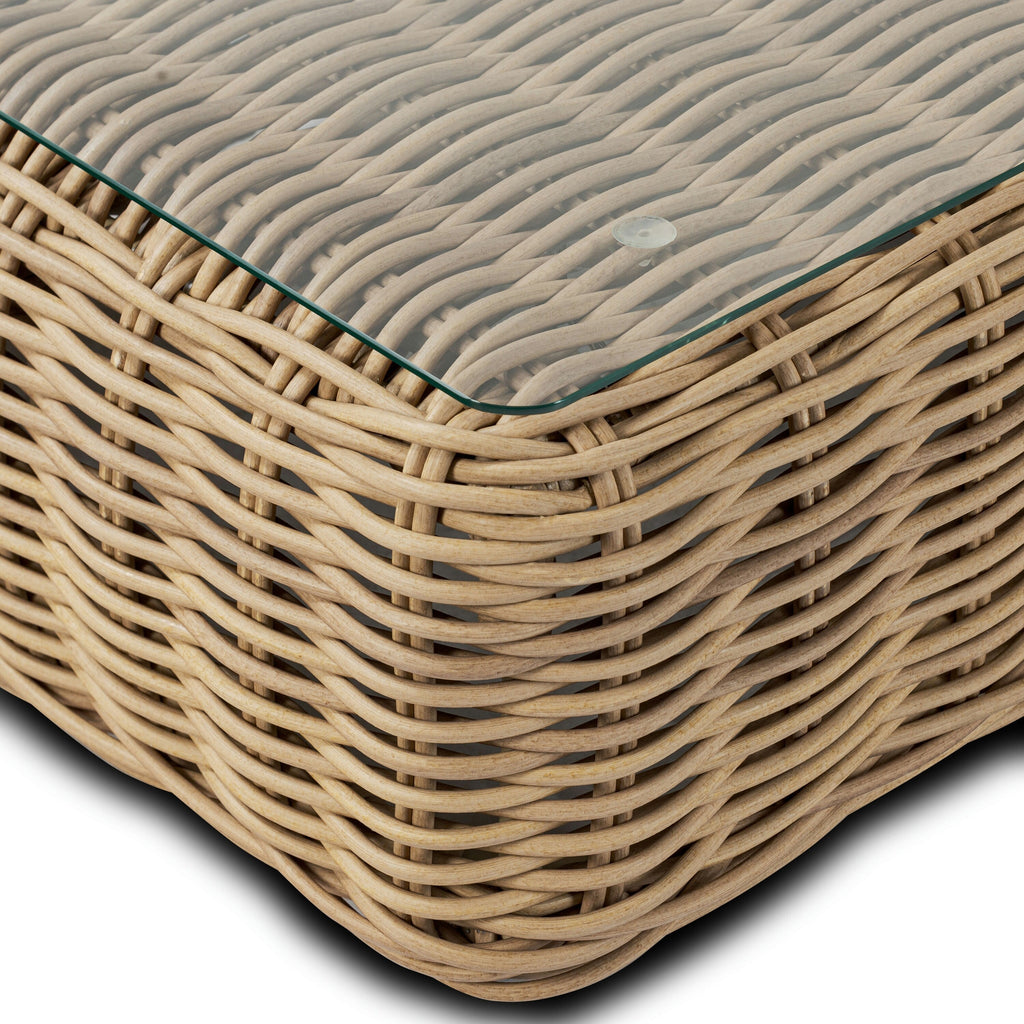 Poly & Bark Puglia Outdoor/Patio Corner Sectional Set with Coffee Table