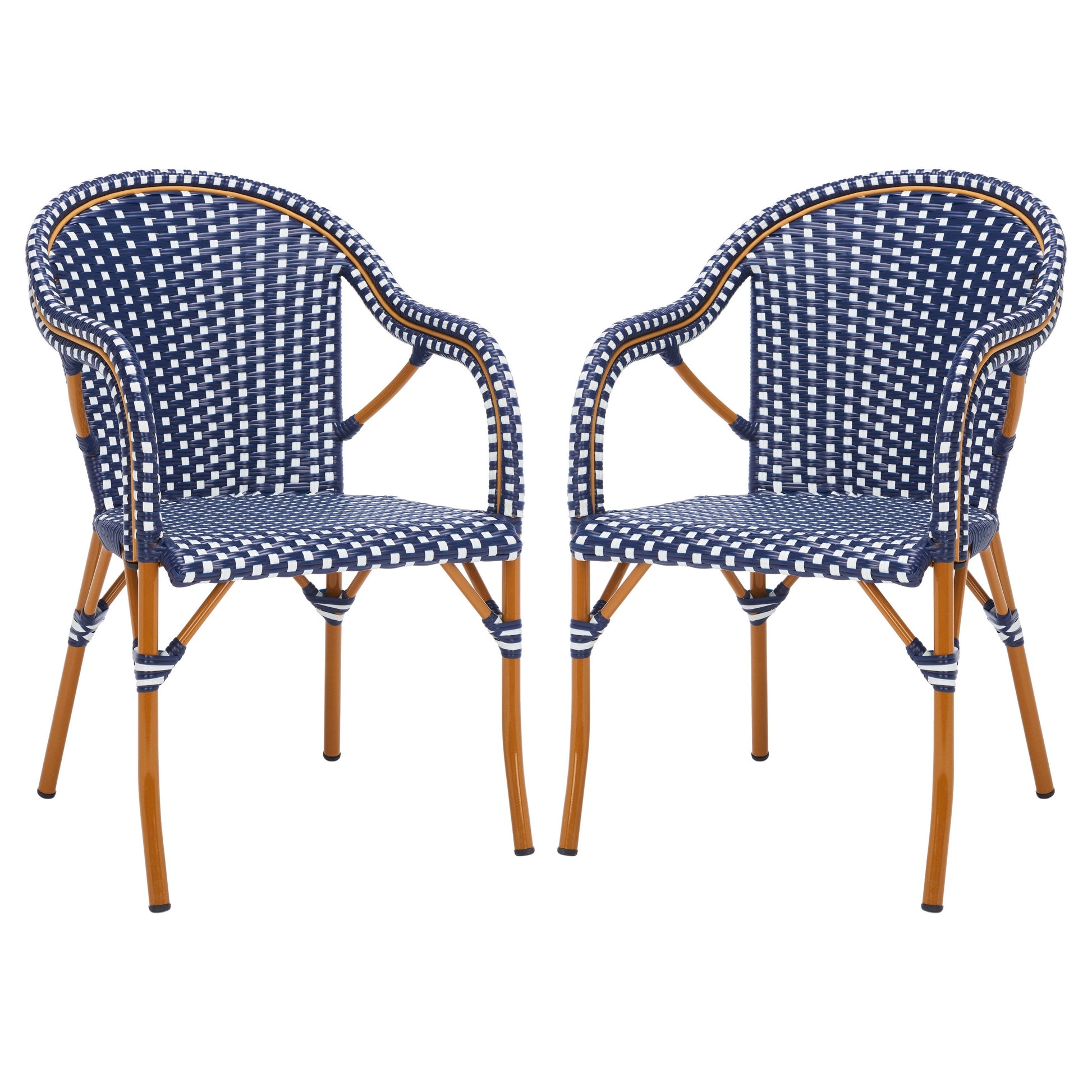 SAFAVIEH Doreth Arm Chair (Set of 2) - 23Wx36Dx25H