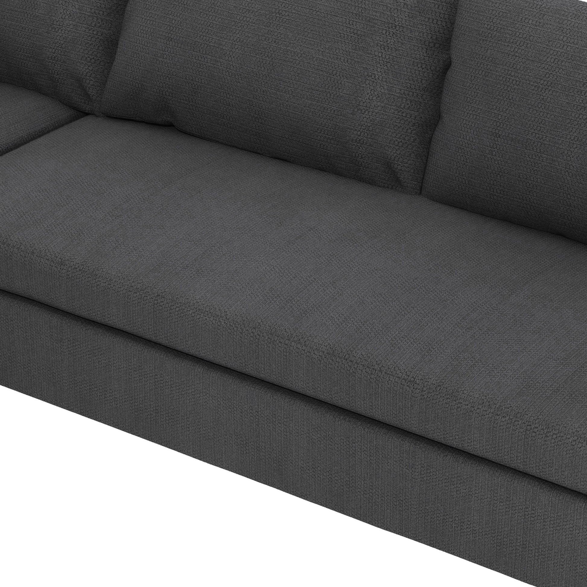 Sectional Sofa,Reversible U Shaped Chenille Couch Set,Free Combination,Oversized 8 Seat Convertible Sofa