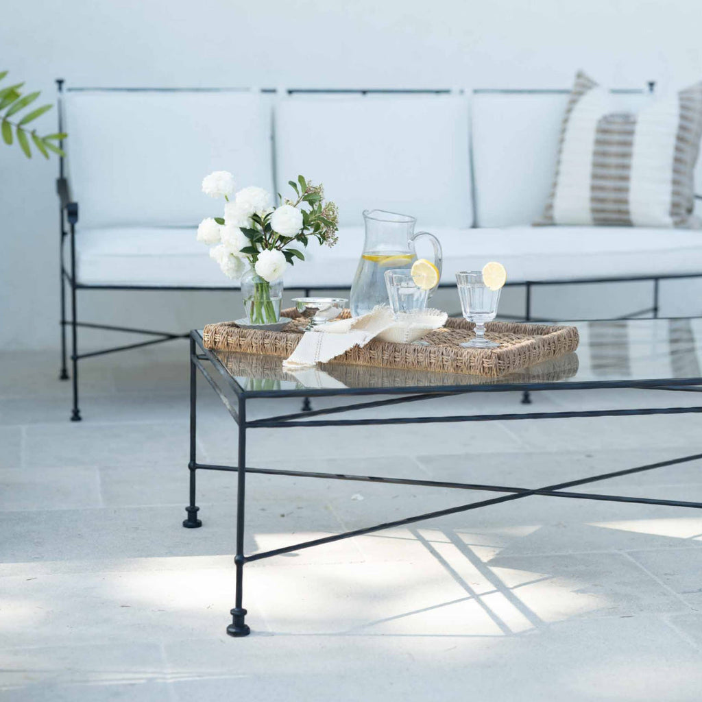 Provence Outdoor 3 Seater Sofa - Boucle