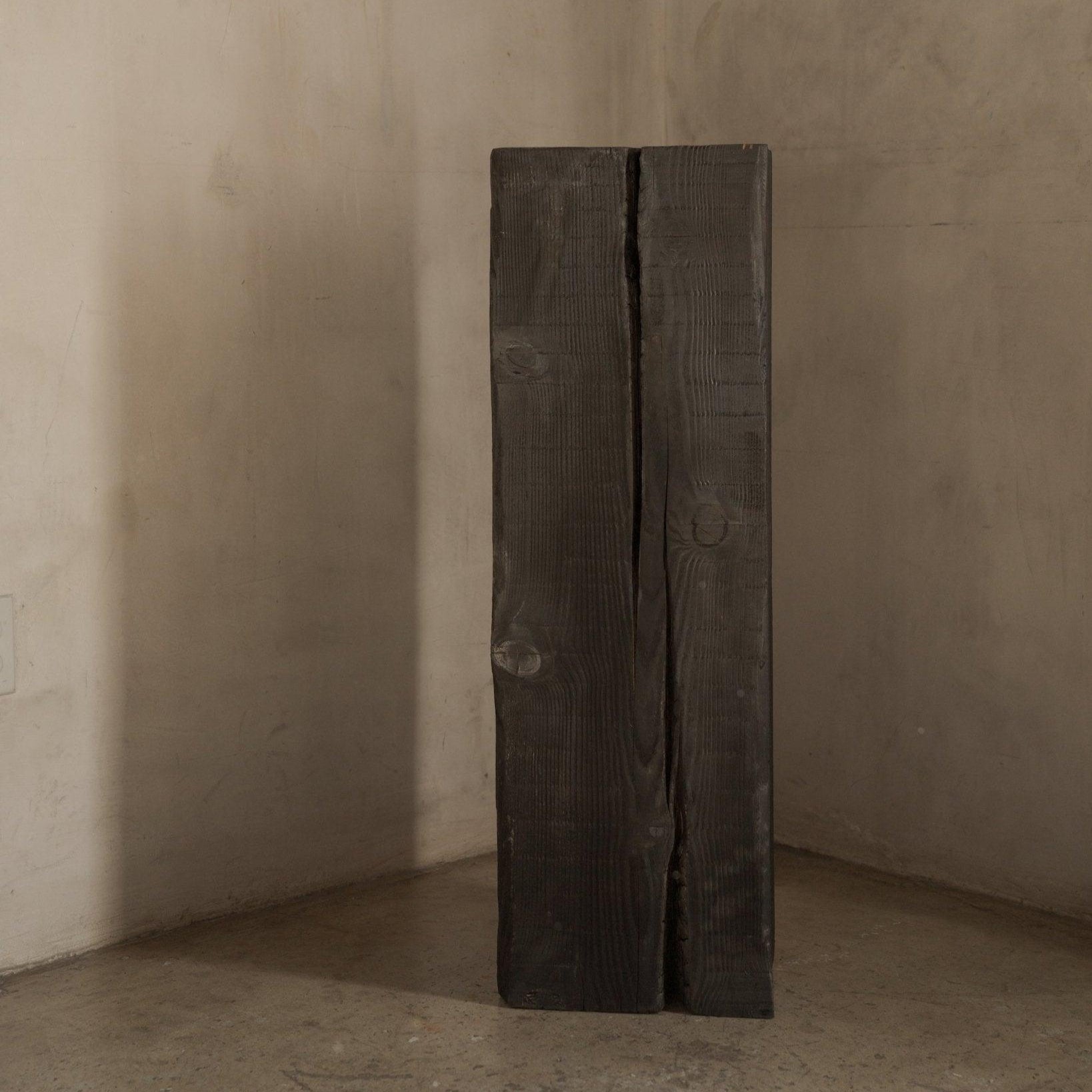 Charcoal Sculpture Pedestal - Tall
