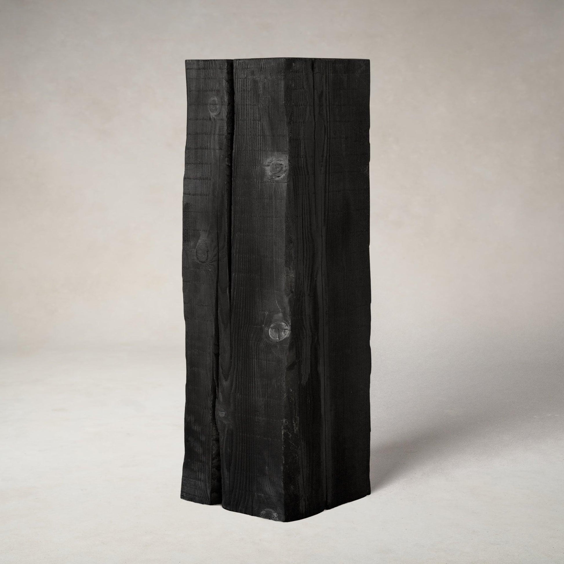 Charcoal Sculpture Pedestal - Tall